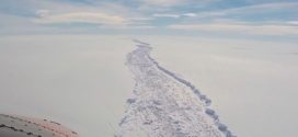 Massive Antarctica iceberg on the brink of breaking off, Report