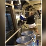 Bucket of water dumped over TTC rider (Video)