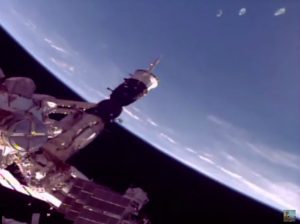 Do aliens exist? Video of three UFO Orbs Flying Below The International Space Station