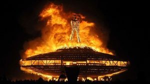 Married Oklahoma man, 41, dies after running into flames at Burning Man