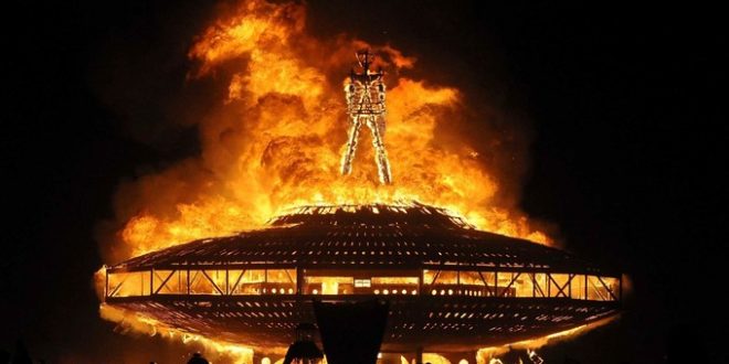 Married Oklahoma man, 41, dies after running into flames at Burning Man