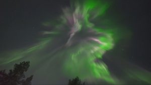 Watch: Spectacular northern lights illuminate sky over Finland