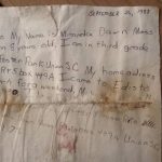 Message in a bottle: Georgia couple discovers message dated Sept. 26, 1988