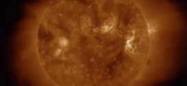 September 2017's intense solar activity viewed from space