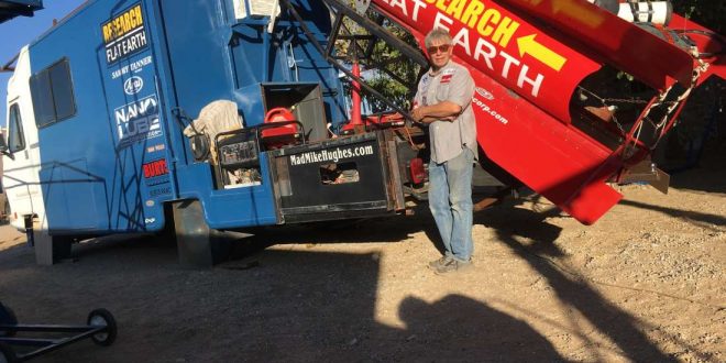 Man Plans to Fly in Homemade Rocket to Prove Earth is Flat (Video)