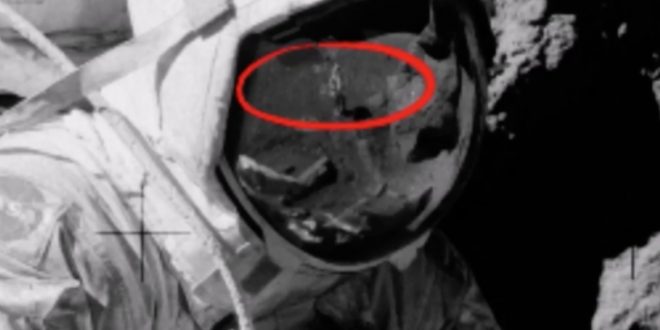 Moon landing filmed in studio? Astronaut's visor 'proves' NASA staged Apollo 17 mission