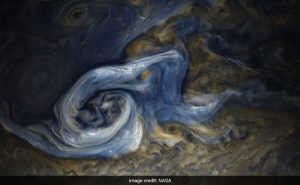 NASA 'oil painting' image reveals a massive raging storm on Jupiter