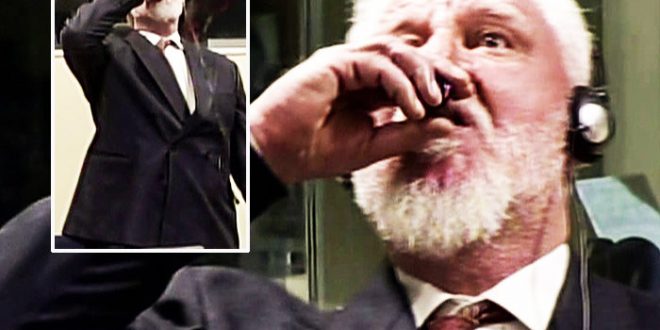 Slobodan Praljak: Bosnian war criminal dies after drinking poison in court