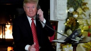 Donald Trump believing in Santa: Because at seven, that's marginal, right?'