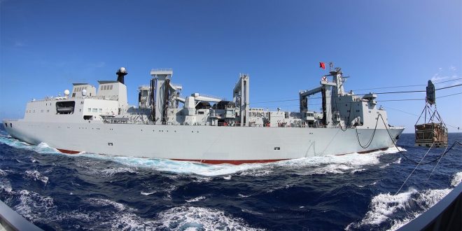 Chinese destroyer aims laser at US aircraft