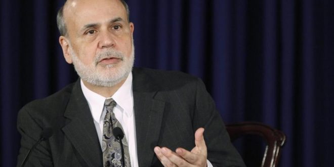 Bernanke Doesn’t See V-Shaped US Recovery After Steep Fall, Report