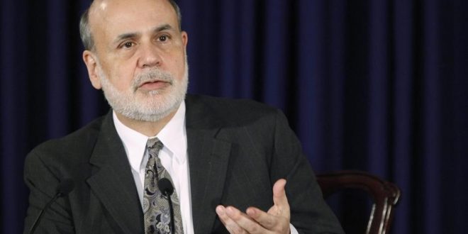 Bernanke Doesn't See V-Shaped US Recovery After Steep Fall, Report