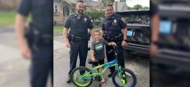 Massachusetts police surprise boy with new bike after previous 2 were stolen
